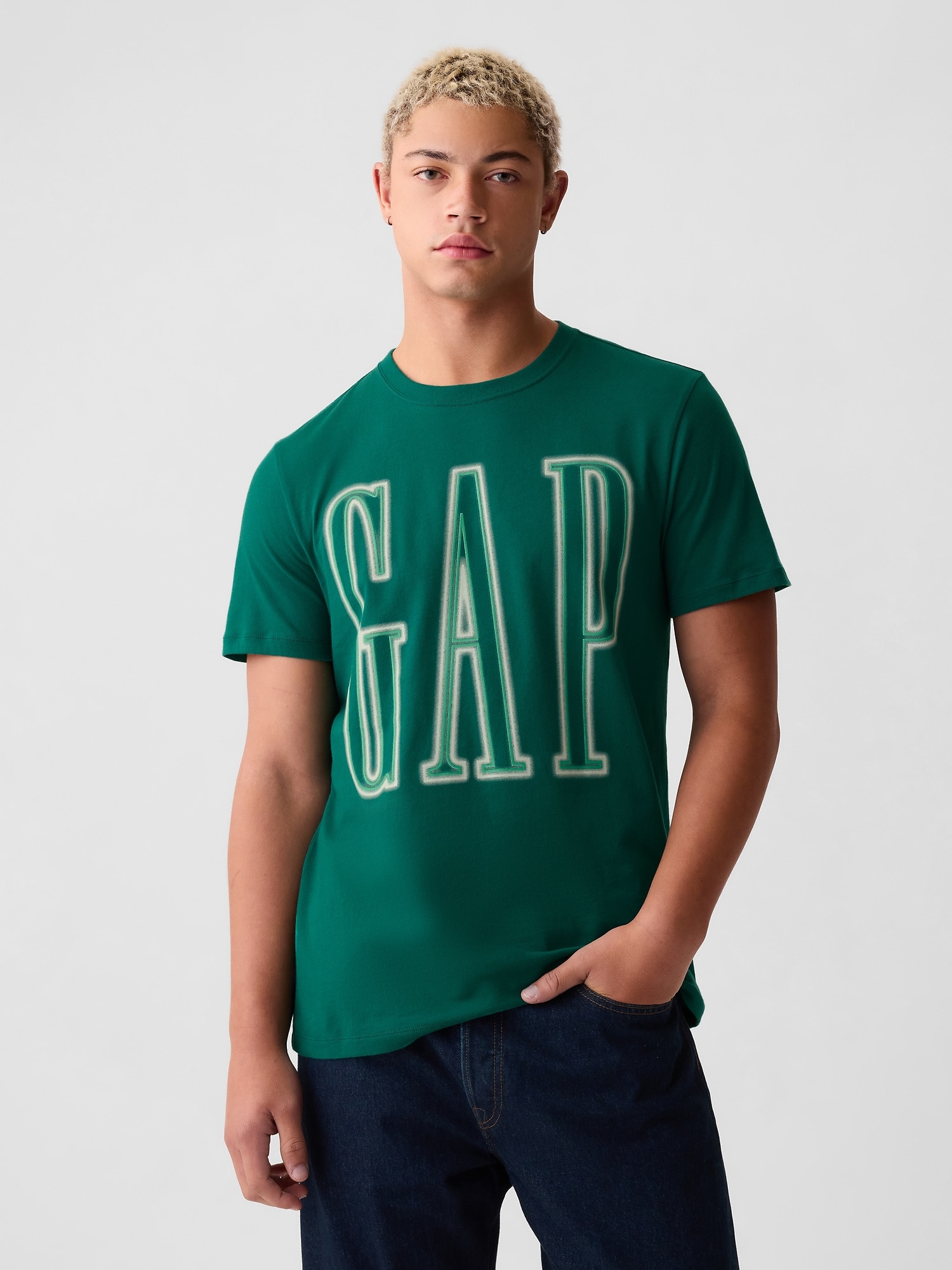 Gap公式オンラインストア | エブリディ ソフト GAPロゴTシャツ(ユニセックス)    