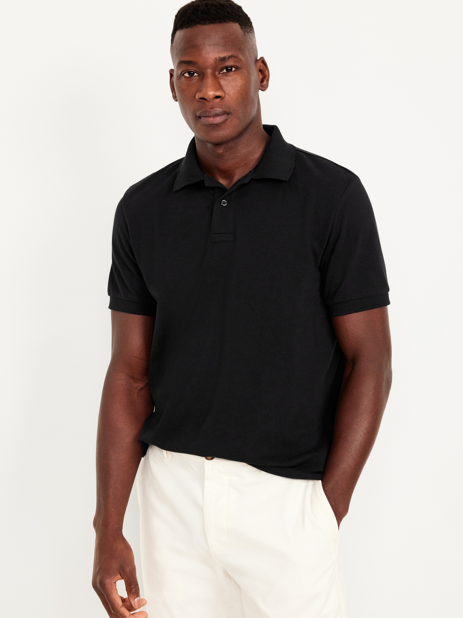 POLO EN PIQUÉ D'UNIFORME POUR HOMME