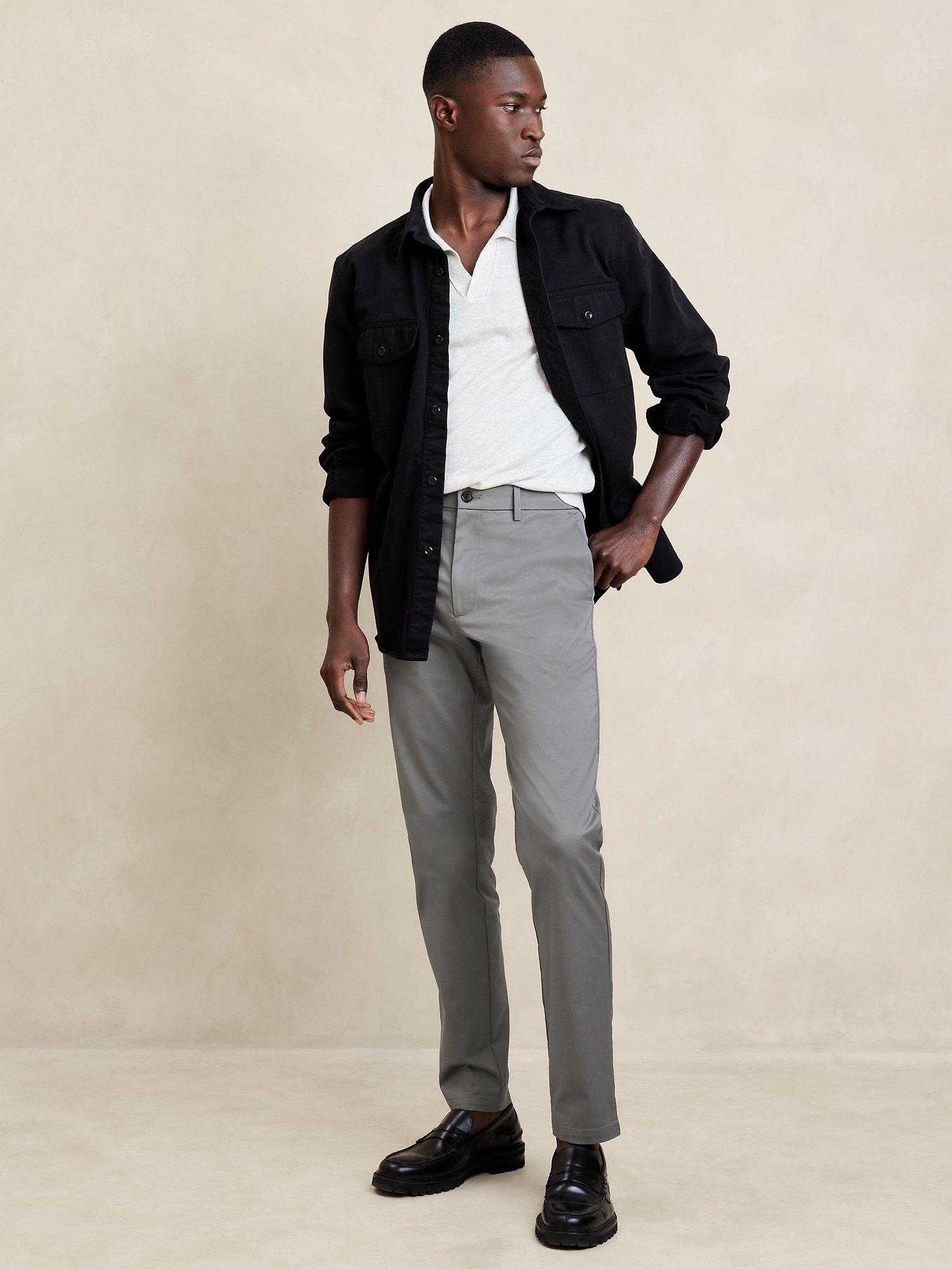 PANTALON TEMPÉRATURE CORPORELLE, COUPE ÉTROITE