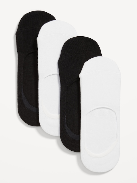 4-Pack No Show Socks