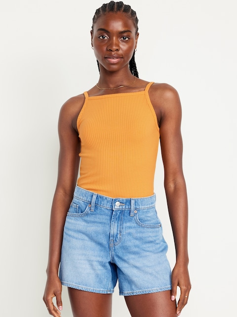 CAMISOLE EN TRICOT CÔTELÉ