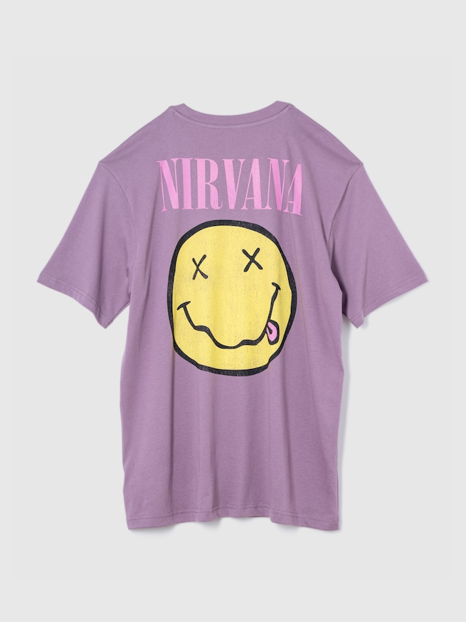 Nirvana プリントTシャツ(ユニセックス)-2
