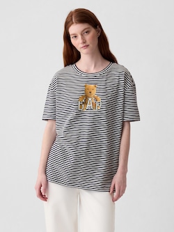 オーガニックコットン ブラナンベア ロゴ グラフィックTシャツ