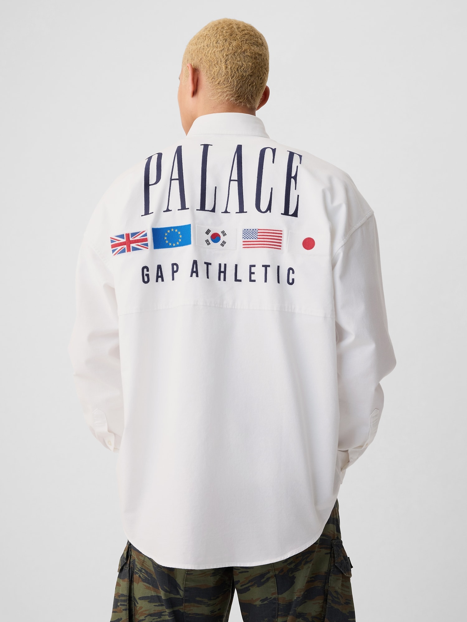 Palace Gap オックスフォードシャツ ドロップショルダー - トップス