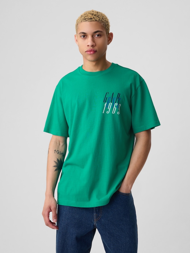 GAP1969ロゴ  Tシャツ(ユニセックス)-1