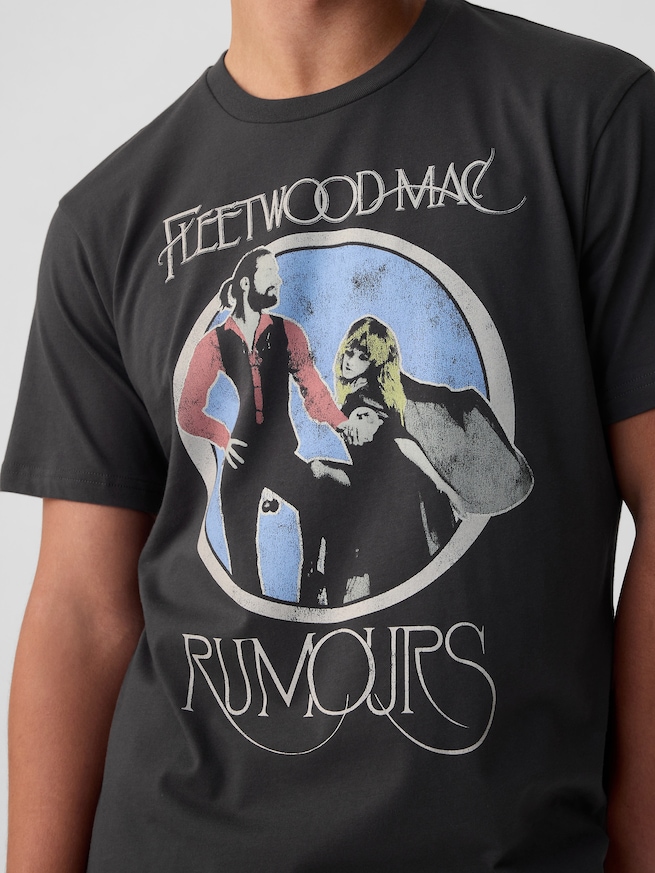 Fleetwood Mac プリントTシャツ(ユニセックス)-2