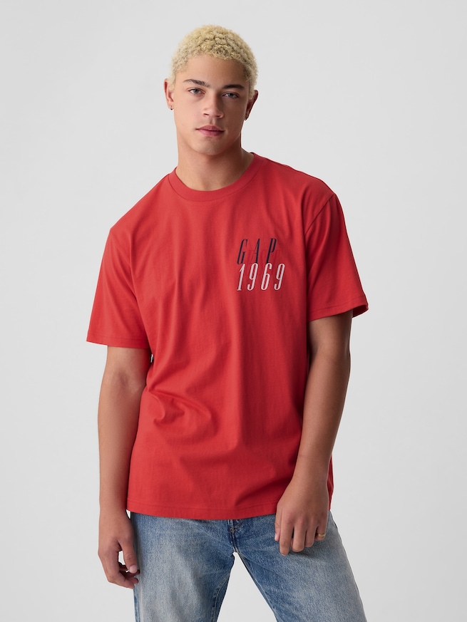 GAP1969ロゴ  Tシャツ(ユニセックス)-0