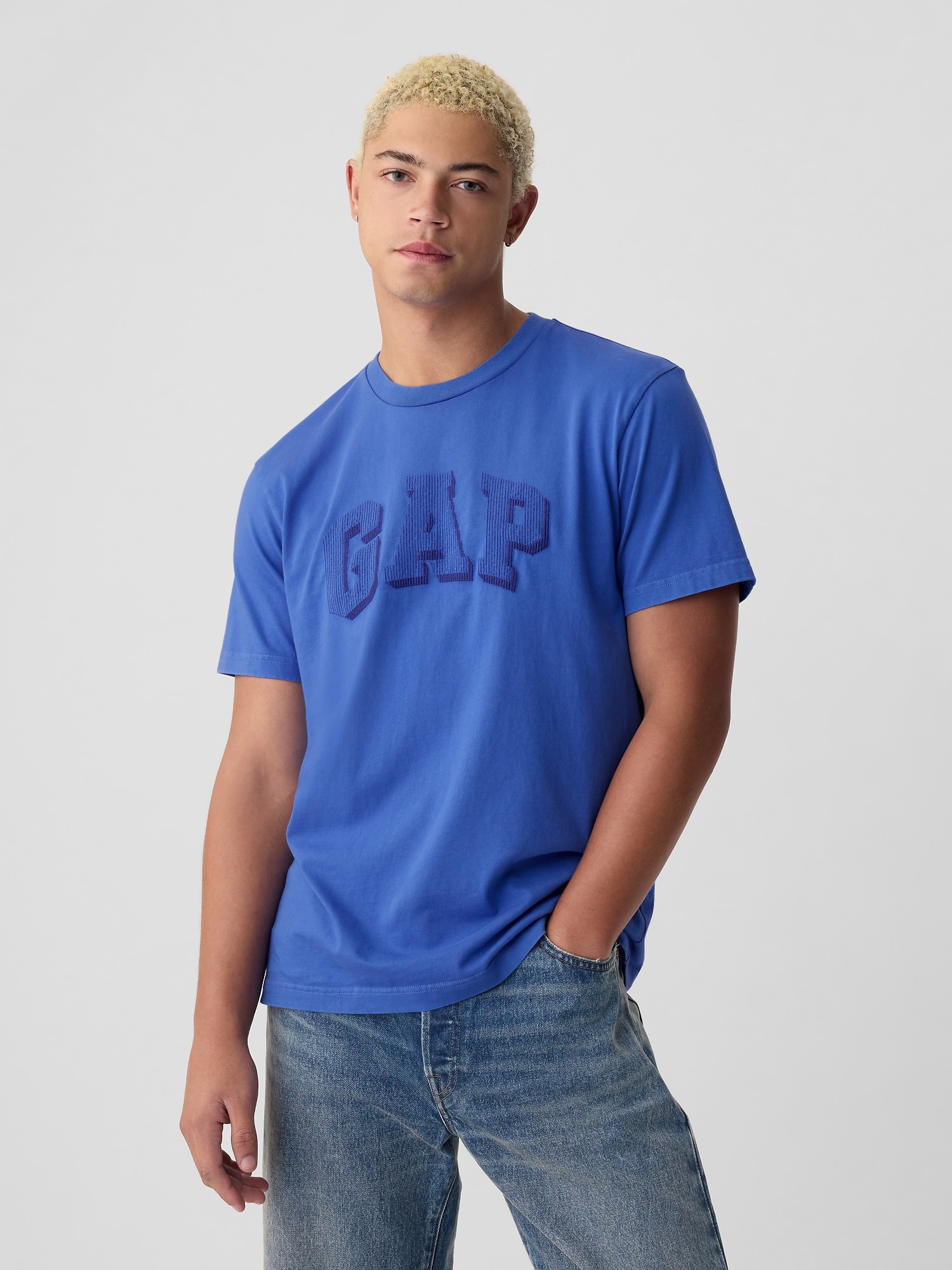 Gapアーチロゴ Tシャツ(ユニセックス)