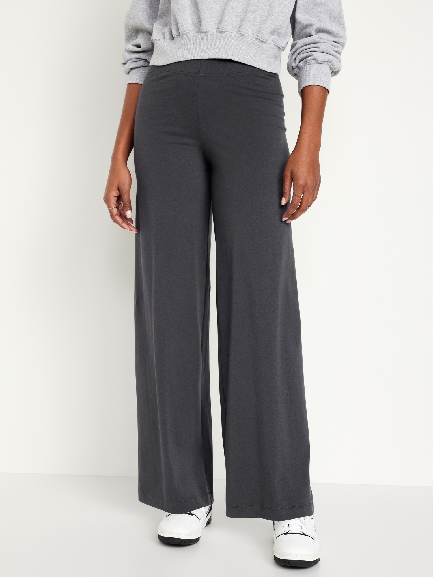High-Waisted Fashion Wide-Leg Leggings