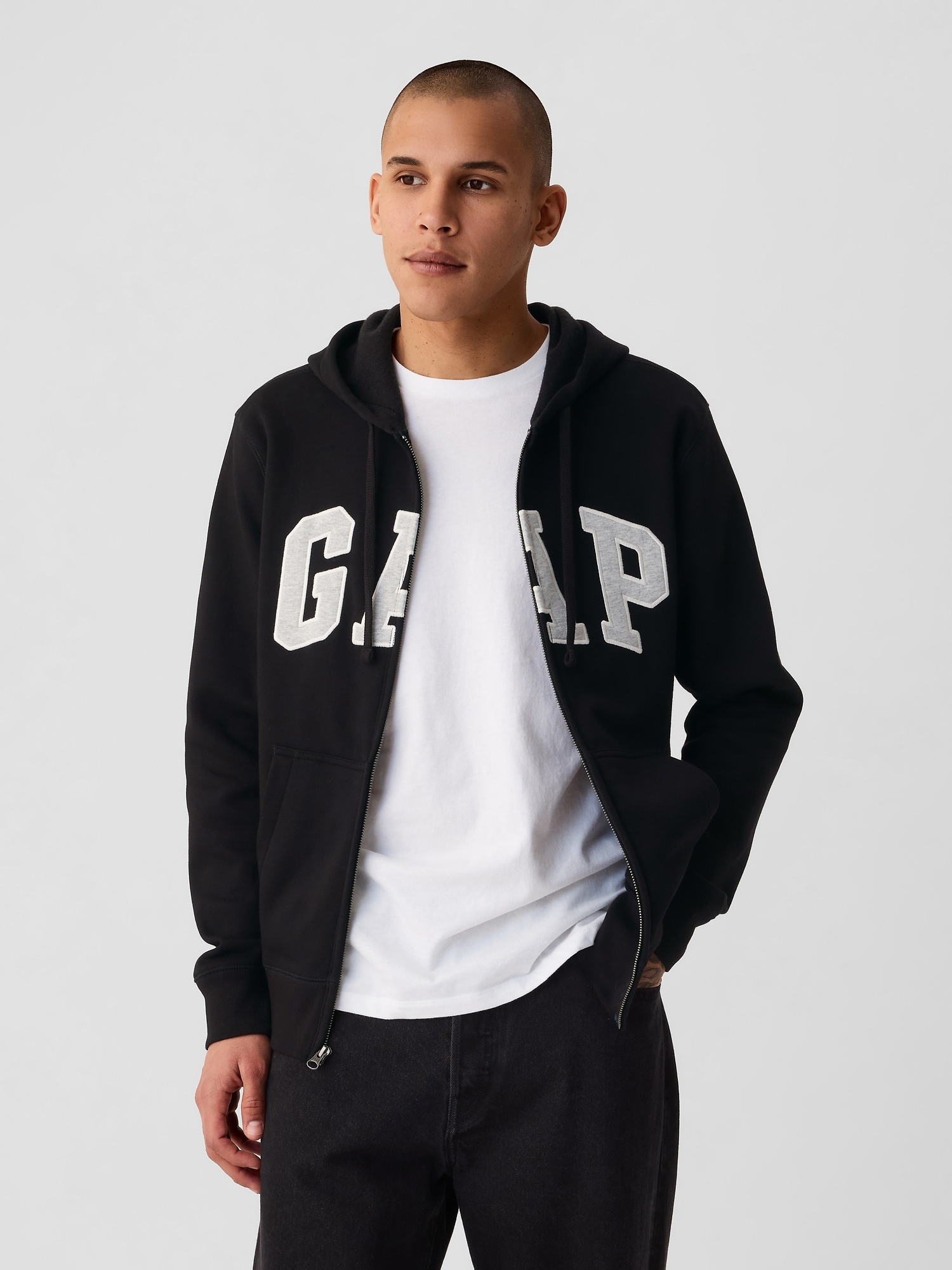 Adult VintageSoft Arch Logo Zip Hoodie