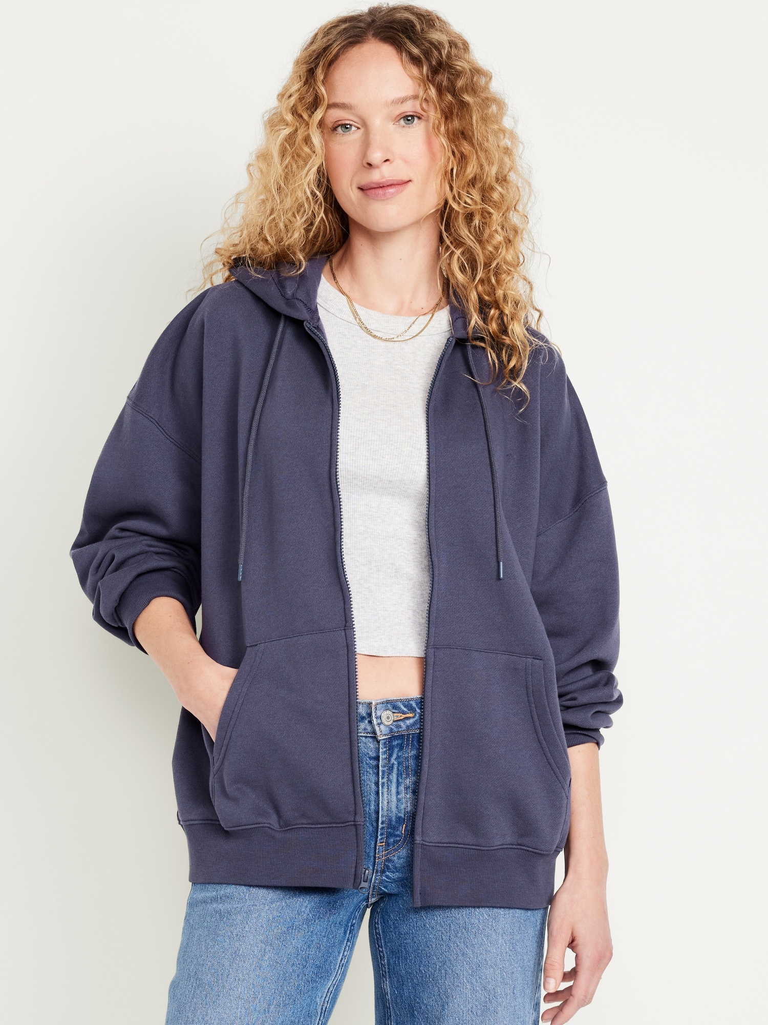 VESTE À CAPUCHON SURDIMENSIONNÉE PURCONFORT