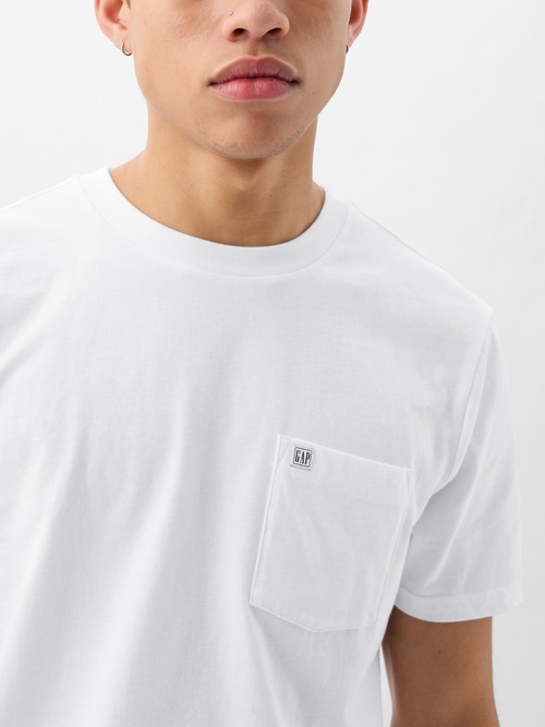 GAPミニロゴ ポケット Tシャツ(ユニセックス)