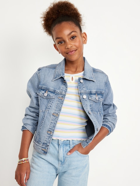 Denim Trucker Jacket for Girls