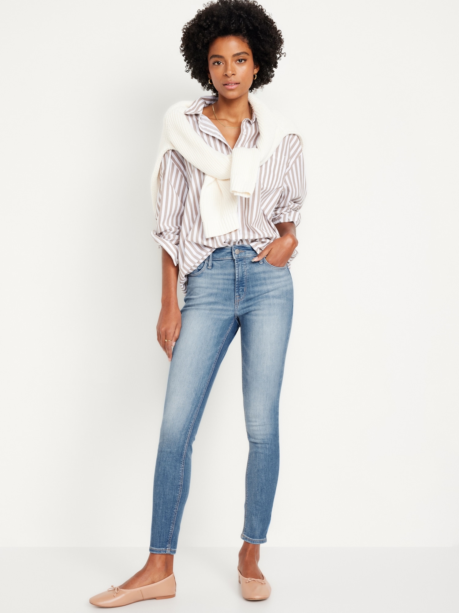 JEAN ROCKSTAR SUPER AJUSTÉ À TAILLE HAUTE