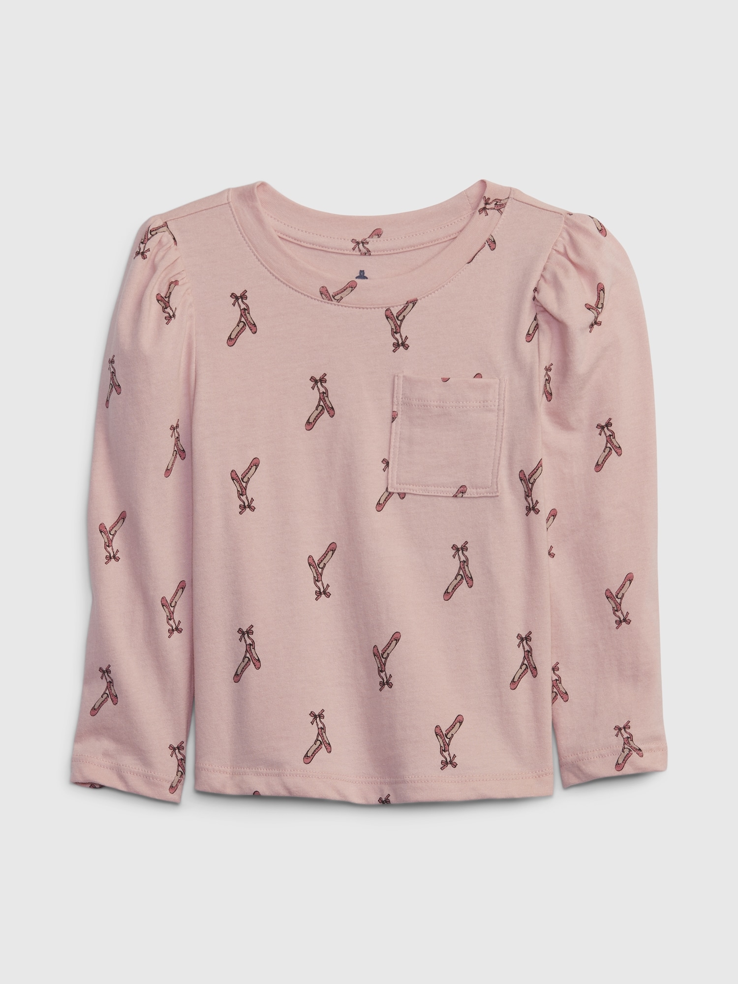 T-SHIRT À POCHE 100 % COTON BIOLOGIQUE À MANCHES BOUFFANTES AGENCEZ À VOLONTÉ BABYGAP