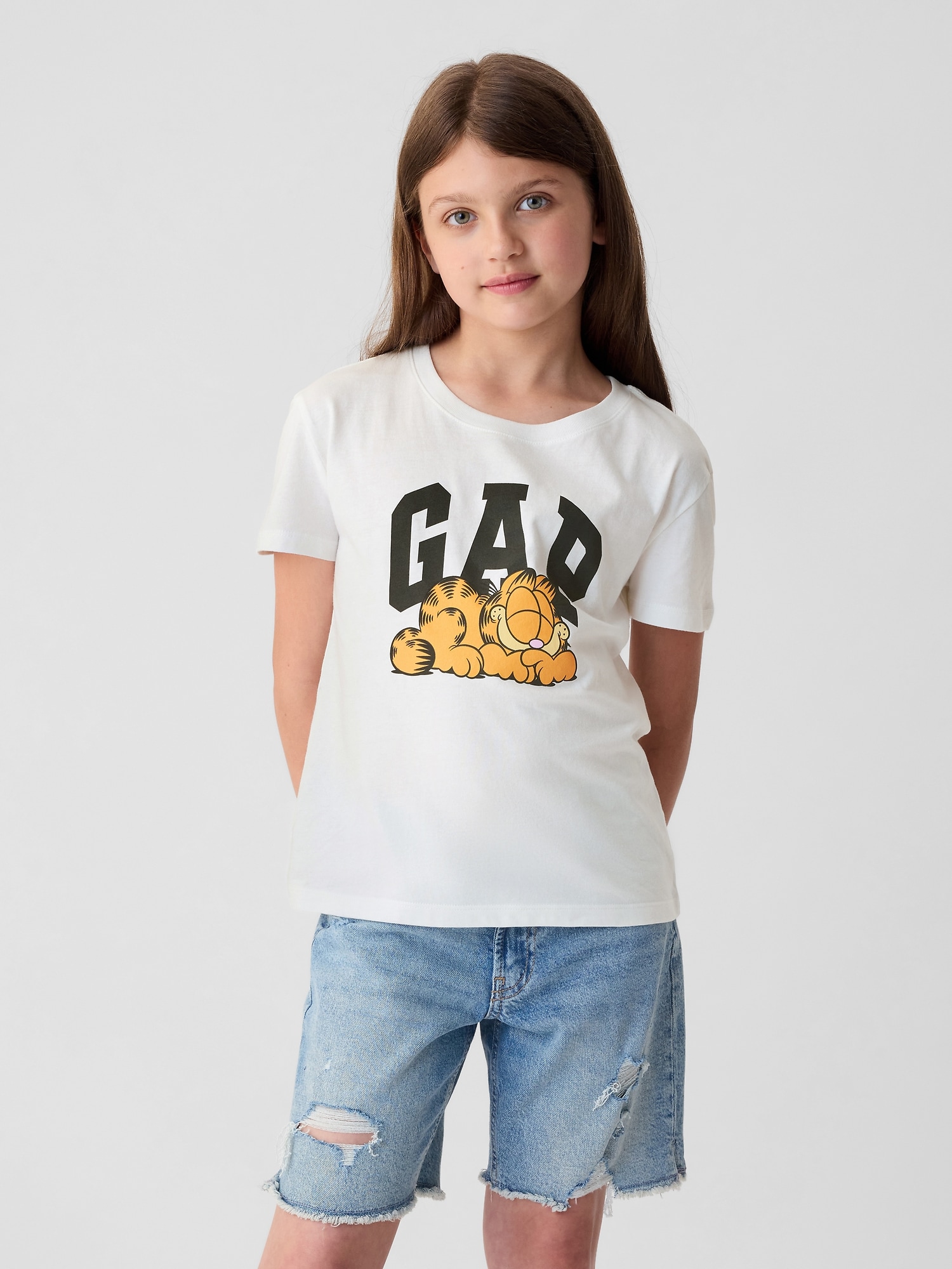 ガーフィールド Gapロゴ グラフィックtシャツ (キッズ)