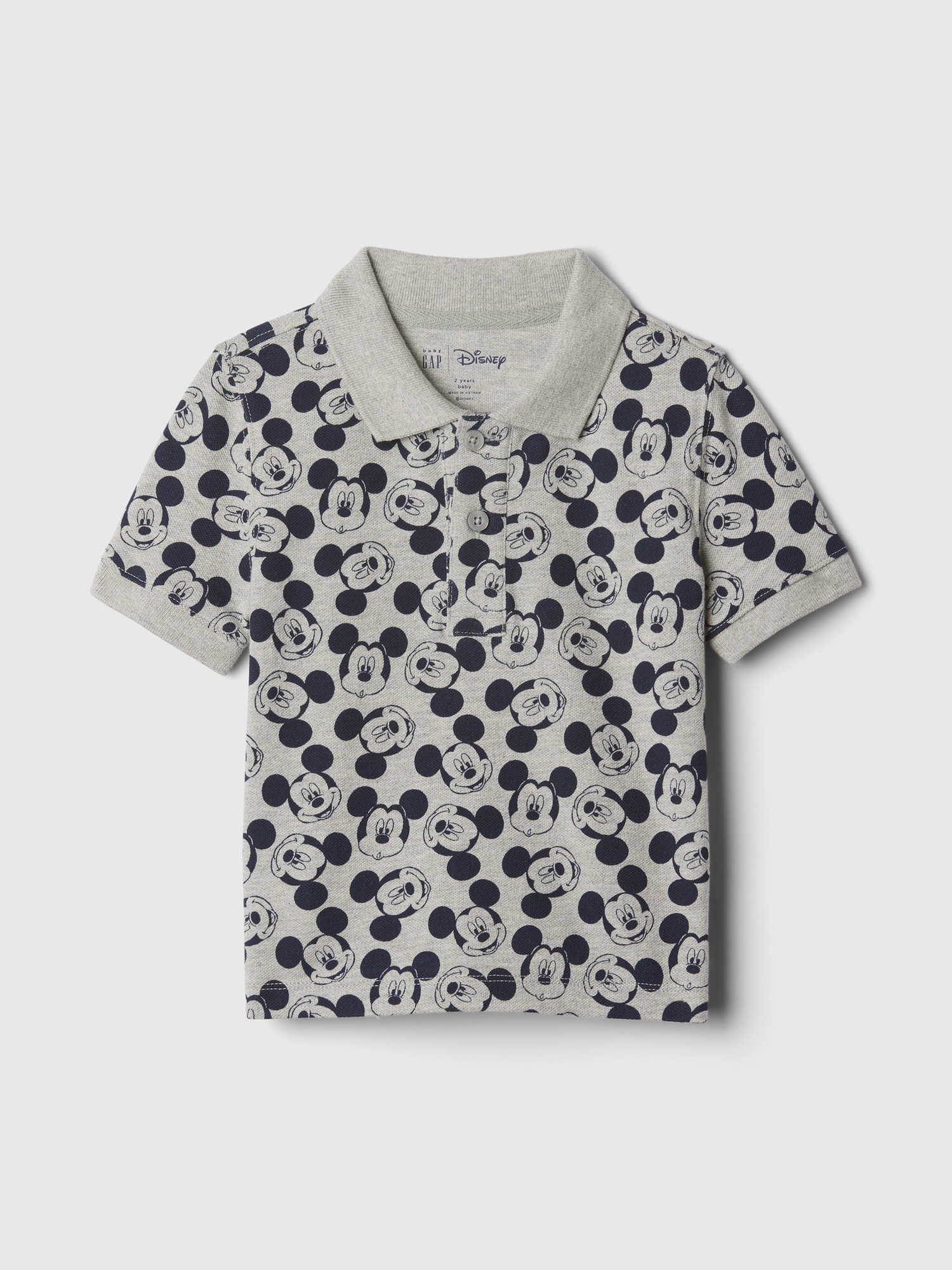 GAP 子供 キッズ ギャップ 5歳 半袖 ポロシャツ ミッキー（K)Gap