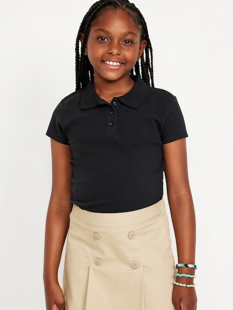 Uniform Pique Polo Shirt for Girls