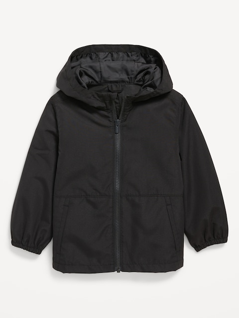 Water-Resistant Unisex Hooded Jacket for Toddler