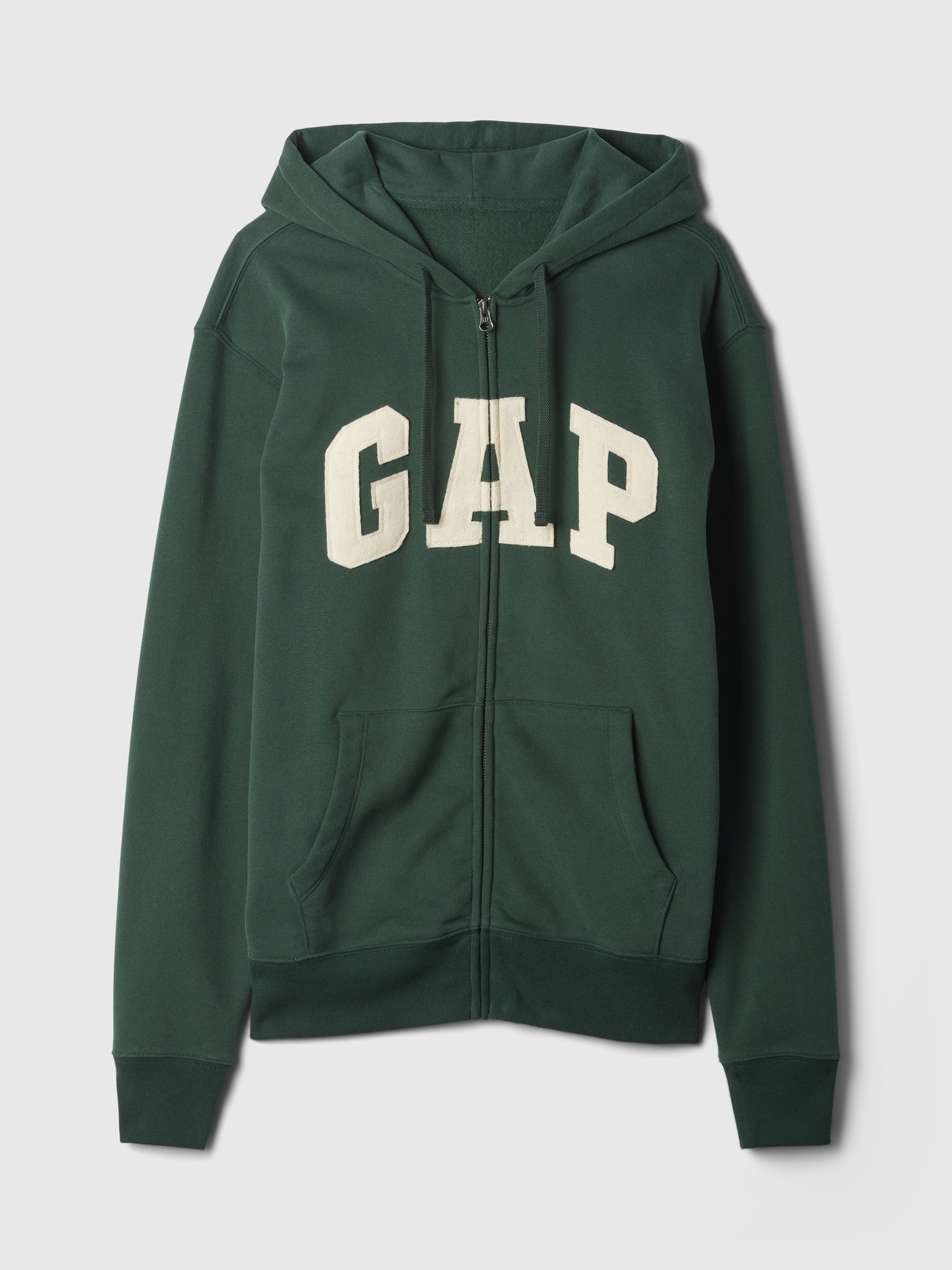 gap 緑 パーカー