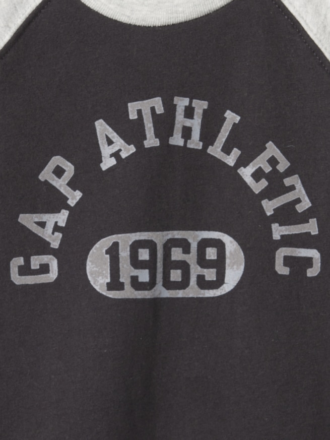 babyGap GAP ATHLETICロゴ ラグランTシャツ-2