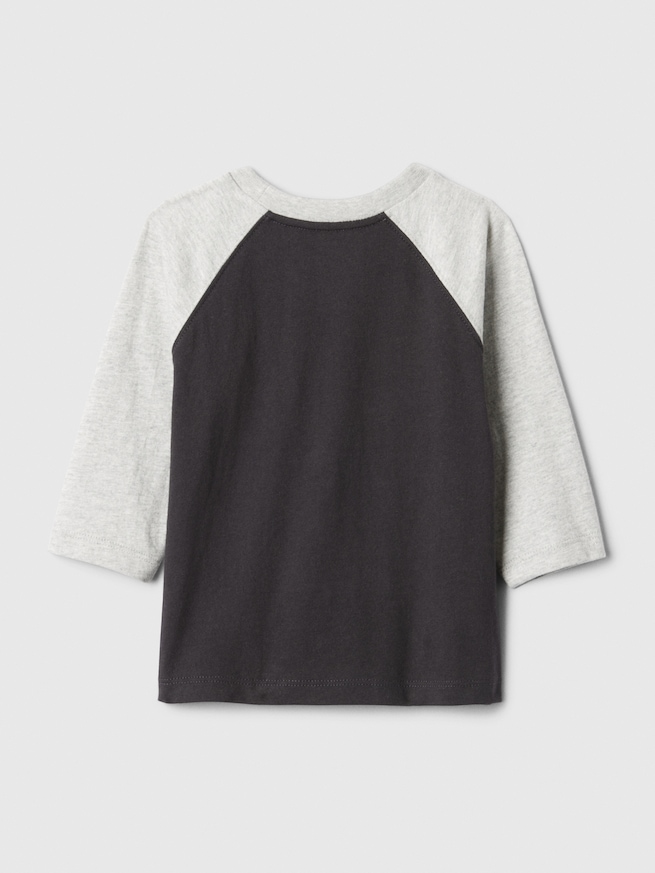 babyGap GAP ATHLETICロゴ ラグランTシャツ-1