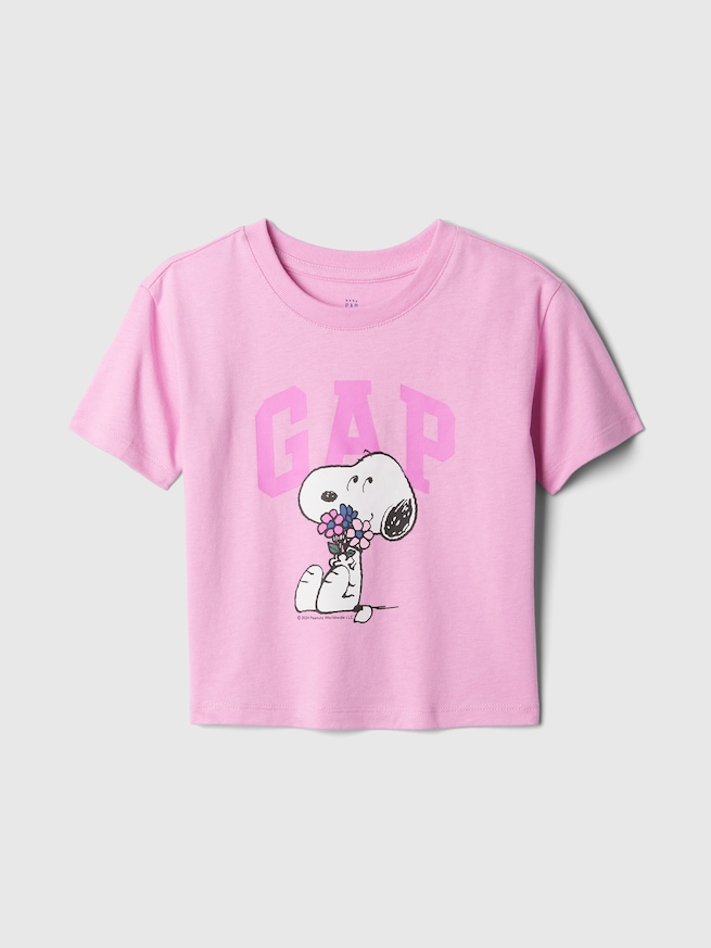 babyGap GAPロゴ「ピーナッツ」グラフィックTシャツ-0