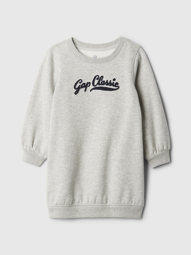 babyGap GAPアスレチックロゴ スウェットワンピース-0