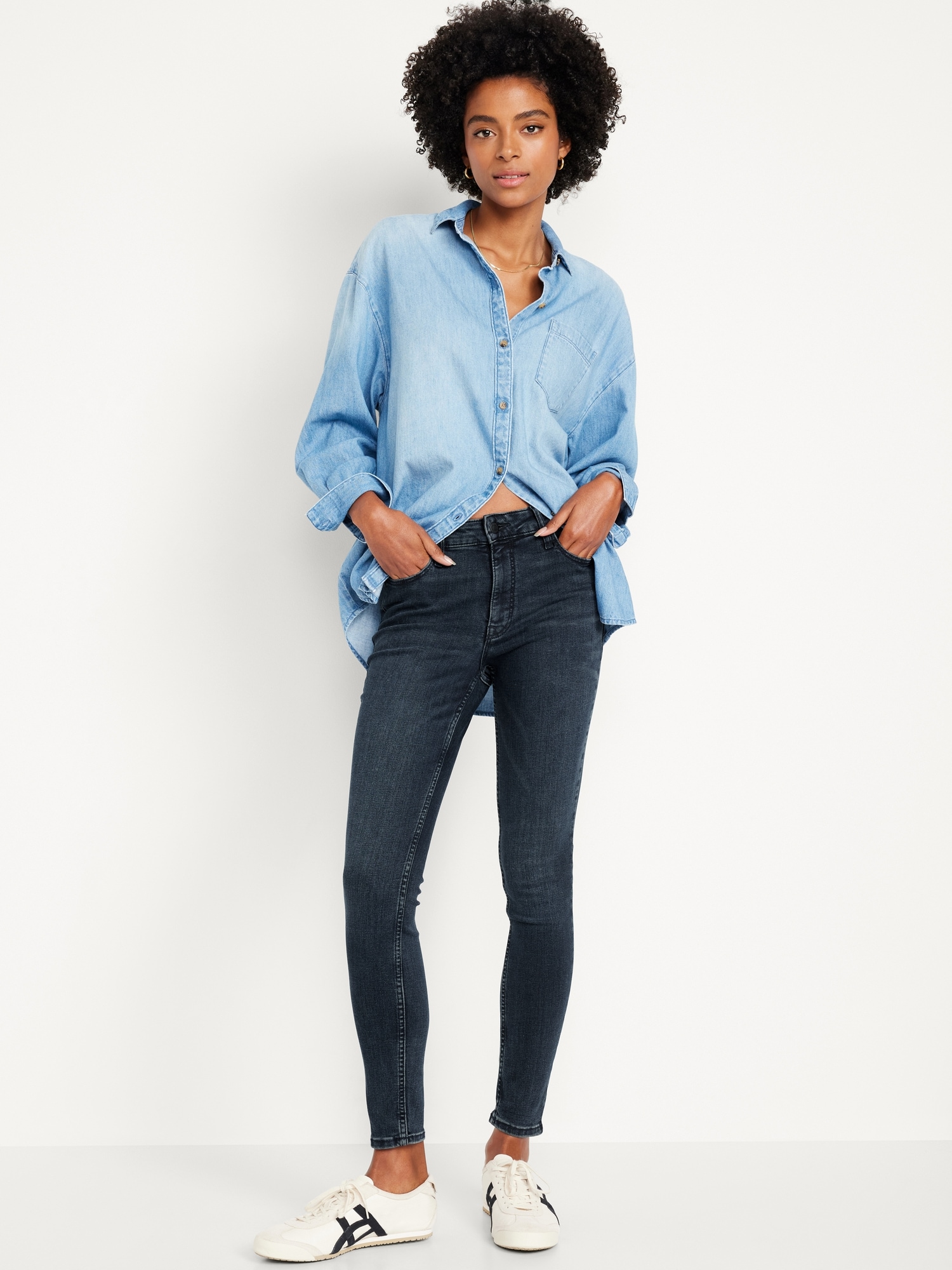JEAN ROCKSTAR SUPER AJUSTÉ À TAILLE HAUTE