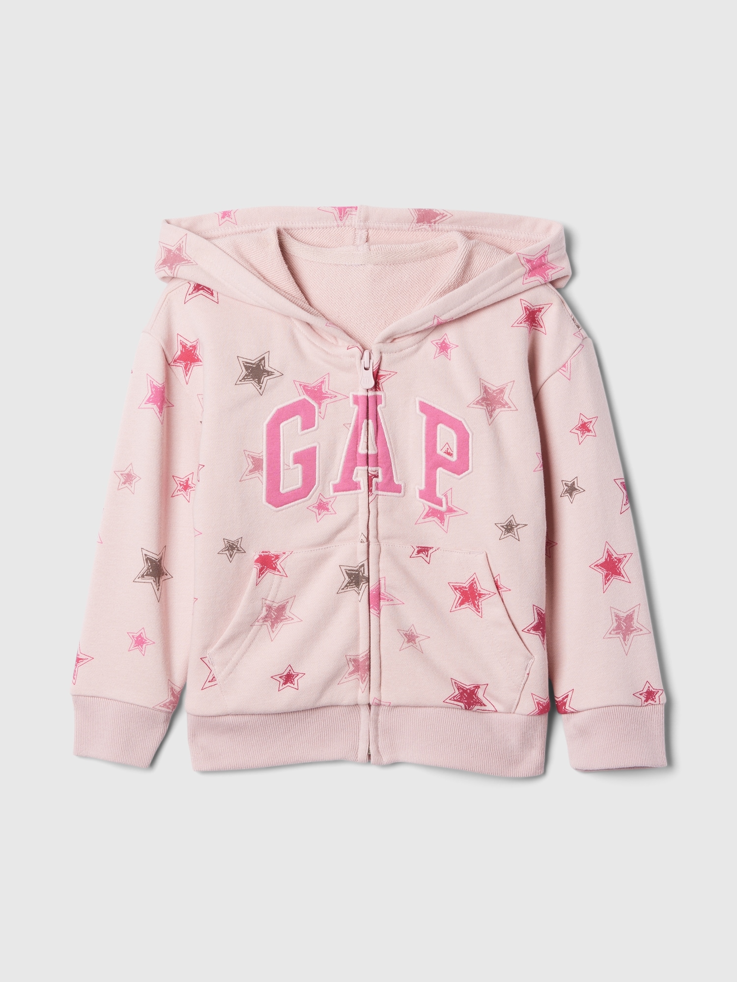 Babygap リラックス Gapロゴ ジップアップパーカー