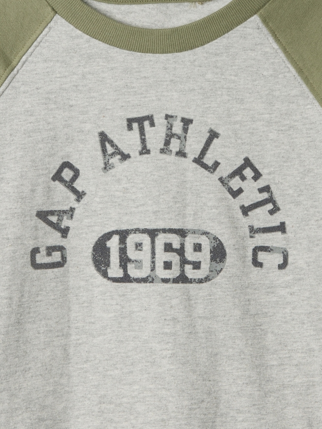 babyGap GAP ATHLETICロゴ ラグランTシャツ-2