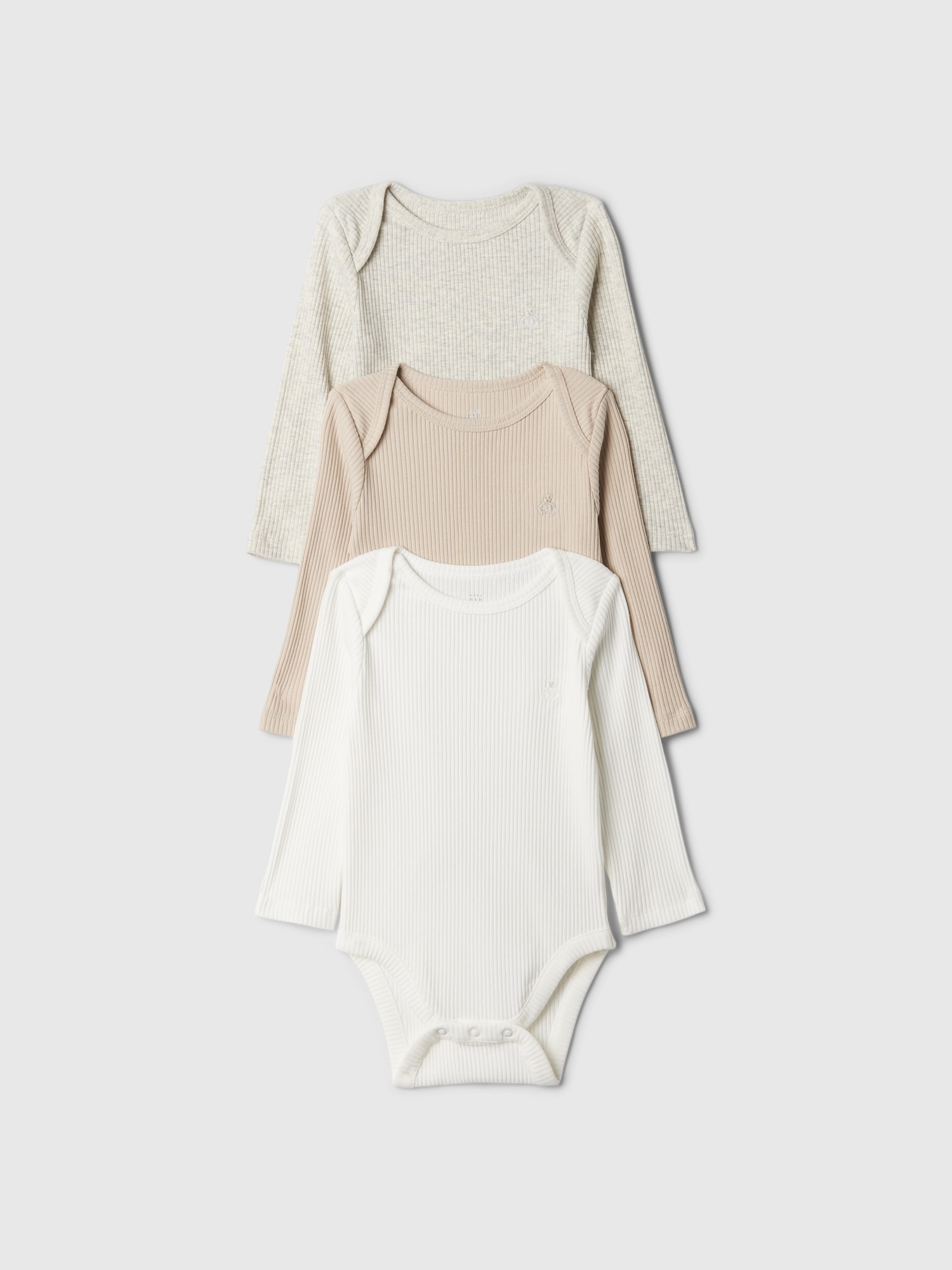 Baby First Favorites TinyRib Bodysuit (3-Pack)