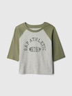 babyGap GAP ATHLETICロゴ ラグランTシャツ-0