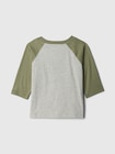 babyGap GAP ATHLETICロゴ ラグランTシャツ-1