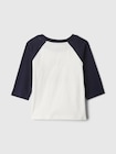 babyGap GAP ATHLETICロゴ ラグランTシャツ-1