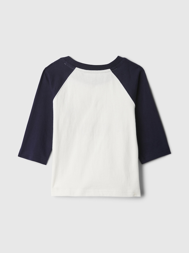 babyGap GAP ATHLETICロゴ ラグランTシャツ-1