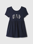 babyGap GAPロゴ ジャージーワンピース-0