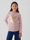 GapKids | ディズニー フリッピー 変身スパンコール グラフィックTシャツ-0