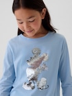 GapKids | ディズニー フリッピー 変身スパンコール グラフィックTシャツ-2