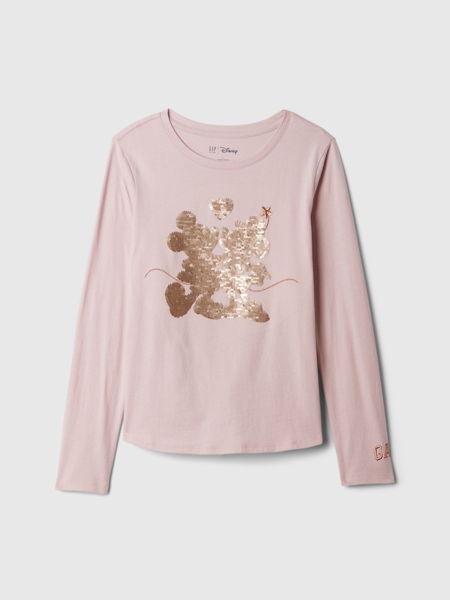 GapKids | ディズニー フリッピー 変身スパンコール グラフィックTシャツ-3