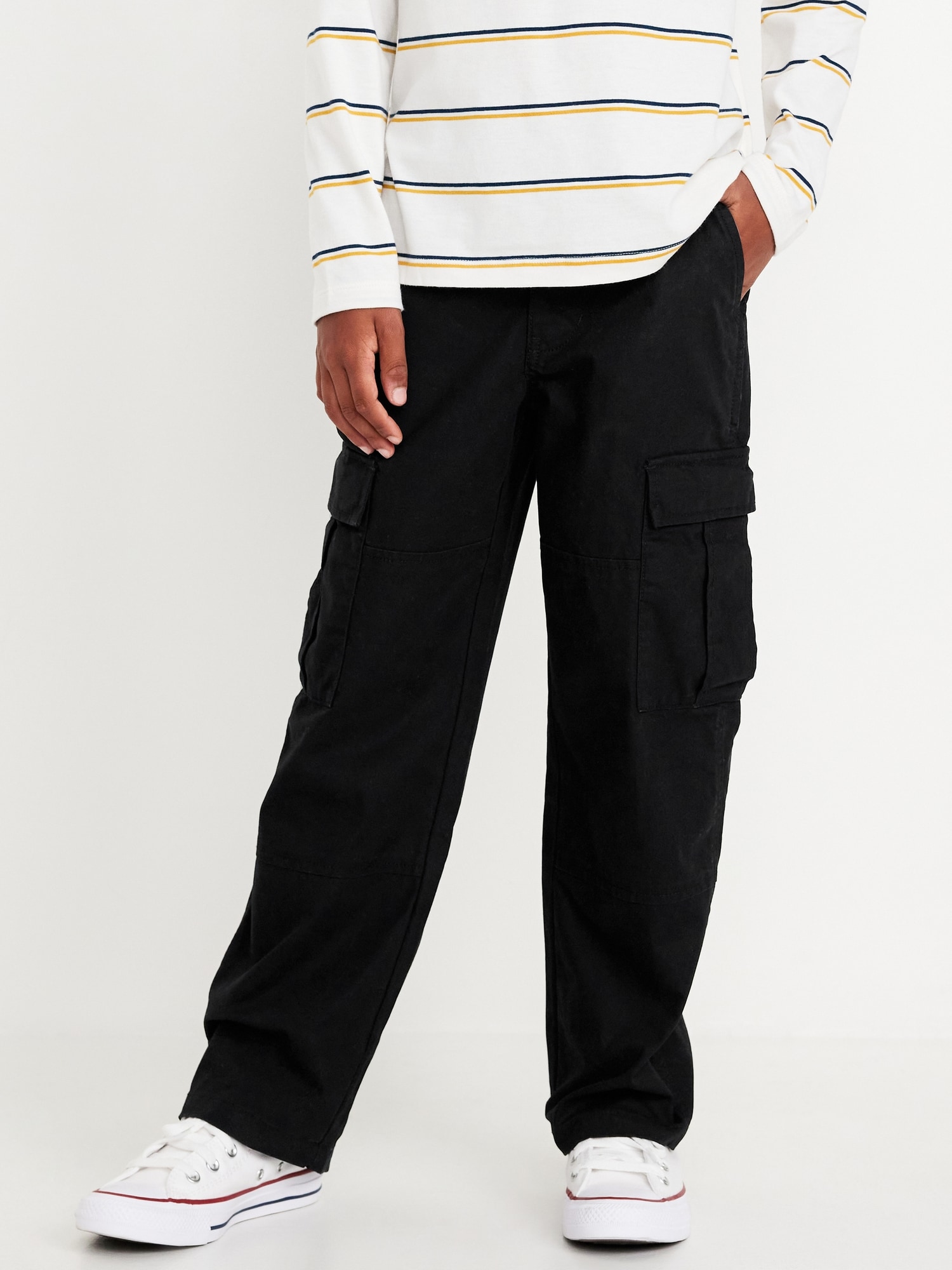 PANTALON CARGO COUPE GÉNÉREUSE NON EXTENSIBLE POUR GARÇON