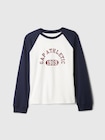 GAP ATHLETICロゴ ラグランTシャツ (キッズ)-3