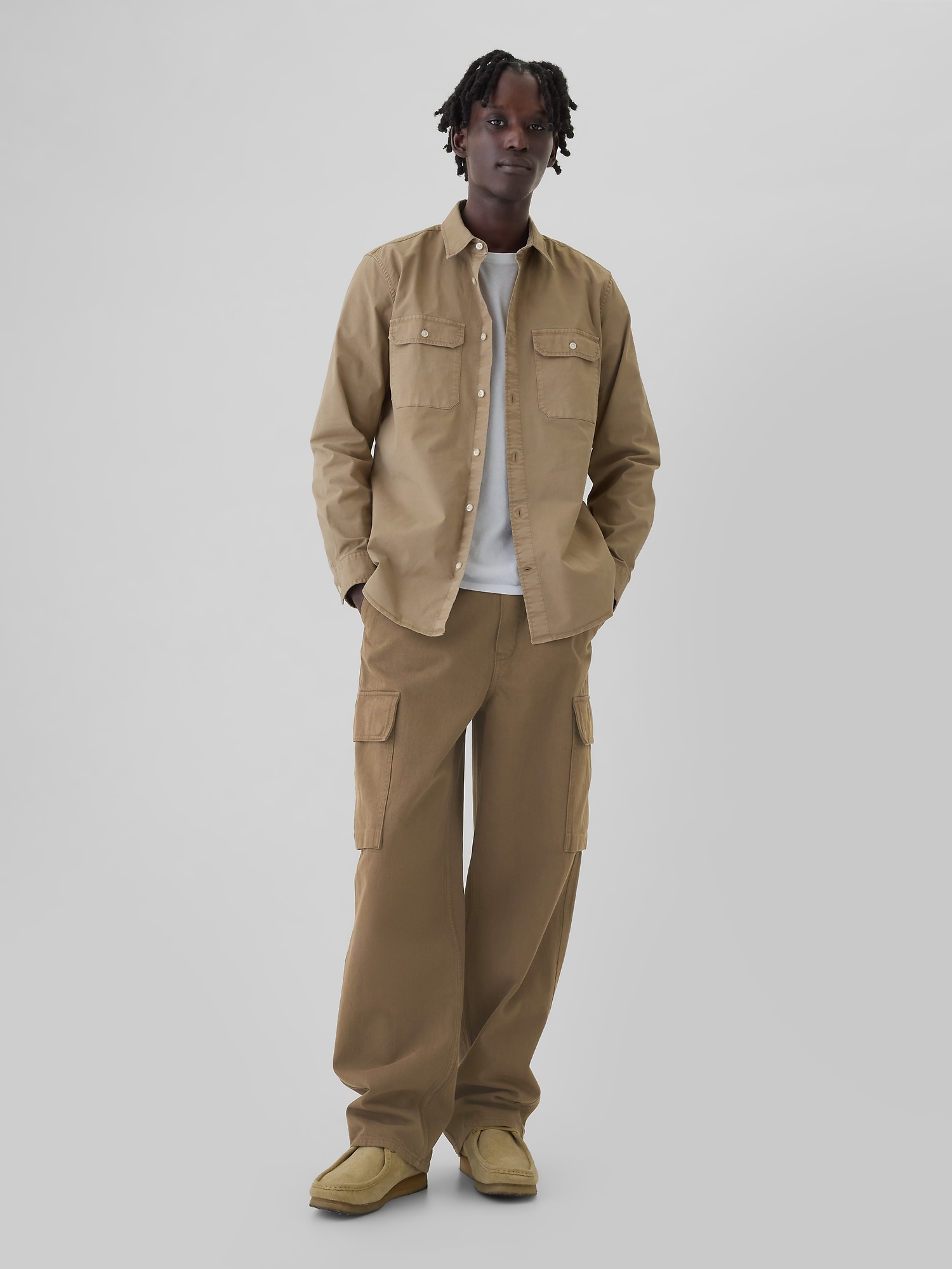GAP カーゴパンツ バギーカーゴデニム メンズ : ZOZOTOWN Yahoo