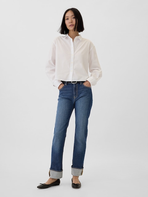High Rise '90s Straight Jeans