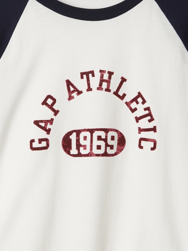 GAP ATHLETICロゴ ラグランTシャツ (キッズ)-2