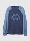 GAP ATHLETICロゴ ラグランTシャツ(ユニセックス)-4