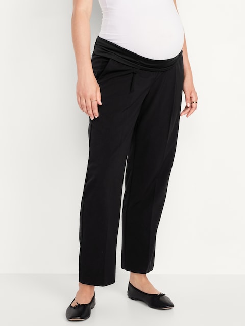 PANTALON DE MATERNITÉ BILLIE À TAILLE RABATTABLE