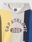 カラーブロック GAP ATHLETICロゴ パーカー-3