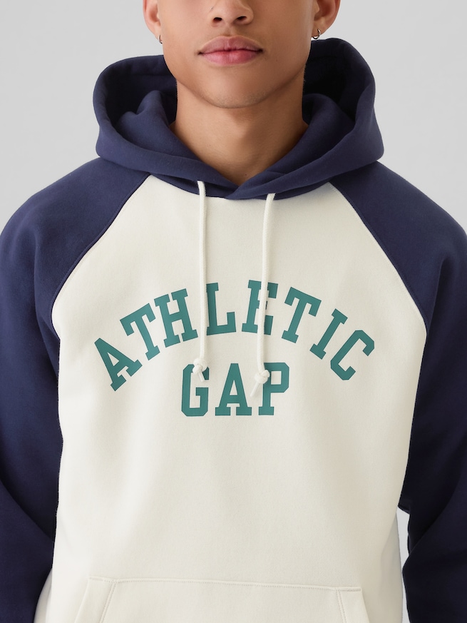 GAP ATHLETICロゴ パーカー(ユニセックス)-3