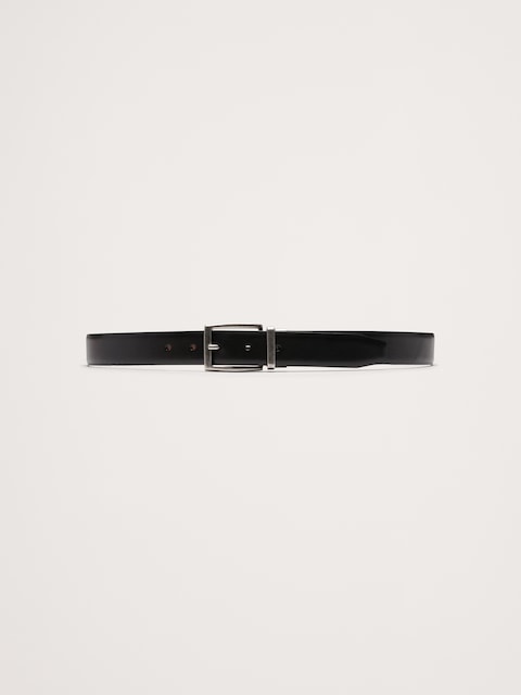 Reversible Leather Dress Belt